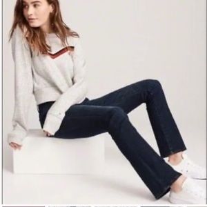 Abercrombie & Fitch Mid Rise Skinny Boot Bootcut Denim Jeans W26 L31
